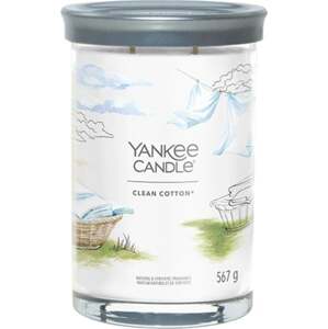 Yankee Candle, Čistá bavlna, Svíčka ve skleněném válci 567 g