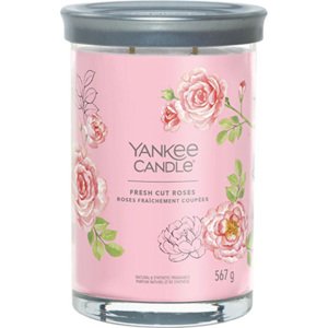 Yankee Candle, Čerstvě nařezané růže, Svíčka ve skleněném válci 567 g