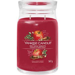 Yankee Candle, Věnec z červených jablíček, Svíčka ve skleněné dóze 567 g