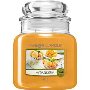 Yankee Candle Mangová zmrzlina,Svíčka ve skleněné dóze 411 g