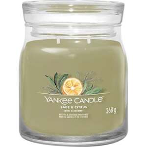 Yankee Candle Šalvěj a citrus Svíčka ve skleněné dóze , 368 g