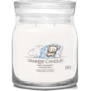 Yankee Candle Jemná přikrývka, Svíčka ve skleněné dóze 368 g