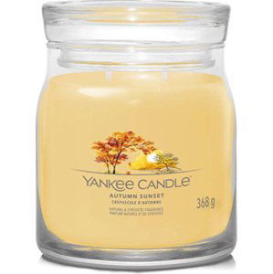 Yankee Candle Podzimní západ slunce, Svíčka ve skleněné dóze 368 g