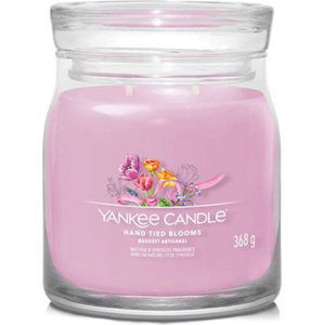 Yankee Candle Ručně vázané květiny, Svíčka ve skleněné dóze 368 g