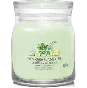 Yankee Candle Okurková limonáda s mátou, Svíčka ve skleněné dóze 368 g