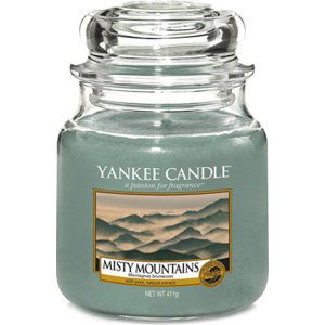 Yankee Candle, Mlhavé hory, Svíčka ve skleněné dóze 411 g