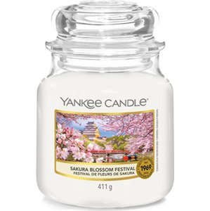 Yankee Candle Festival sakury, Svíčka ve skleněné dóze 411 g