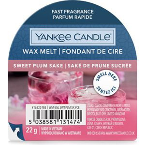Yankee Candle, Sladké švestkové saké, Vonný vosk 22 g