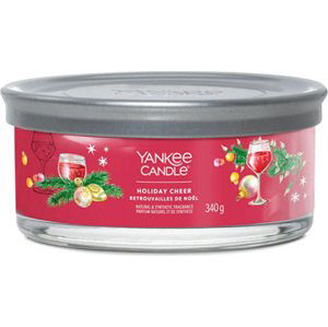 Yankee Candle, Vánoční veselí, Svíčka ve skleněném válci , 340 g