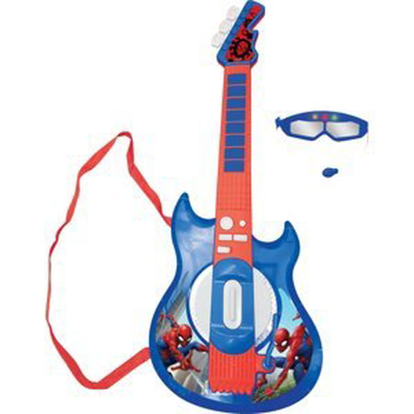 Elektronická kytara s brýlemi Spider-Man