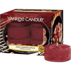 Yankee Candle, Jablka pečená na ohni, Svíčky čajové, 12 ks