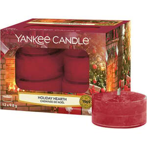 Yankee Candle, Sváteční krb, Svíčky čajové, 12 ks