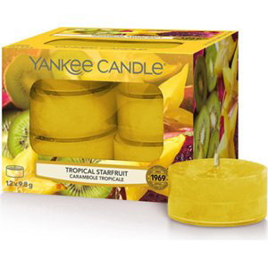 Yankee Candle, Šťavnaté hvězdičky políbené sluncem, Svíčky čajové,12 ks