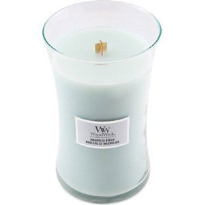 WoodWick, Magnolie a bříza, Svíčka oválná váza, 609.5 g