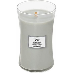 WoodWick Levandule a cedr, Svíčka oválná váza 609.5 g