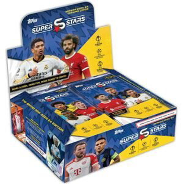 UEFA Champions League Super Stars 2023/24 Trading Cards Booster Display (24)