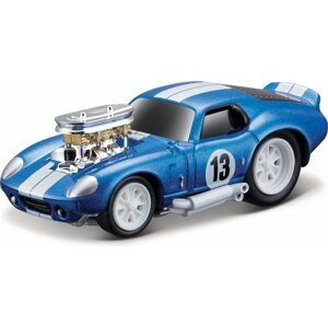 Maisto - Muscle Machines - 1965 Shelby Cobra Daytona Coupe, modrý, 1:64