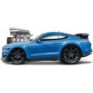 Maisto - Muscle Machines - 2020 Mustang Shelby GT500, modrý, 1:64