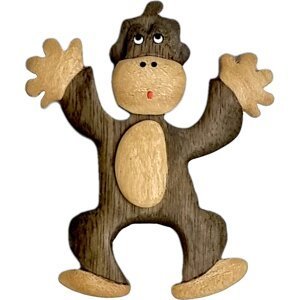2Kids Toys Dřevěná magnetka velká Opice