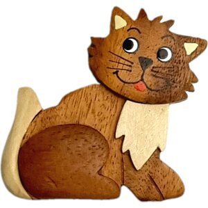 2Kids Toys Dřevěná magnetka velká Kočka