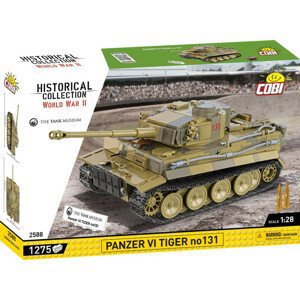 Cobi II WW Panzer VI Tiger no 131, 1:28, 1275 k
