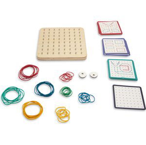 BS Toys Geoboard - motorická hra