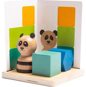 BS Toys Logické puzzle - Panda