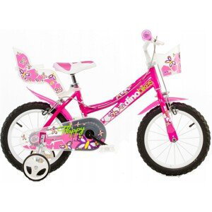 DINO Bikes - Dětské kolo 14" 146R - růžové 2017