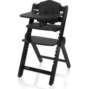 Dřevěná jídelní židle Clipp & Clapp, černá