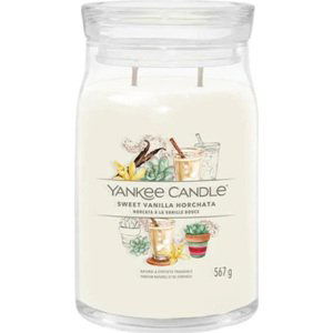 Yankee Candle, Sladký vanilkový nápoj horchata Vonná svíčka ve skleněné nádobě, 567 g