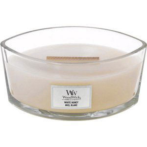 WoodWick, Bílý med, Dekorativní svíčka ve váze 453,6 g