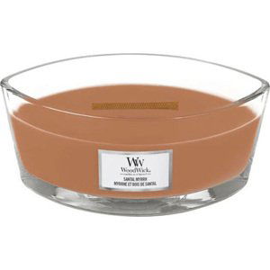 WoodWick, Santal a myrha, Dekorativní svíčka ve váze 453,6 g