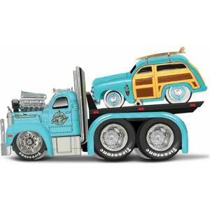 Maisto - Muscle Transports - 1953 MACK B-61 Flatbed 1950 Ford Woody, 1:64