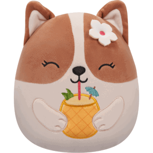 SQUISHMALLOWS Corgi s nápojom - Regina