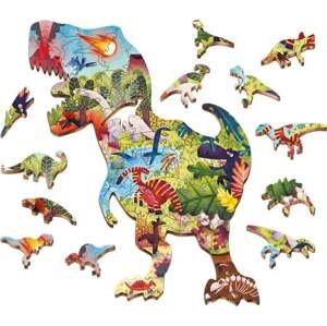 LUDATTICA Dřevěné puzzle Dinosaury 48 dílků