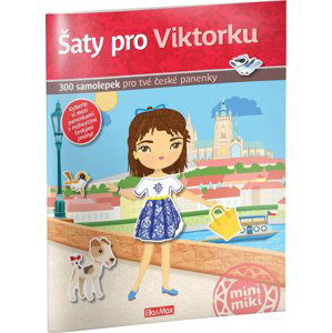 Šaty pro Viktorku - Kniha samolepek