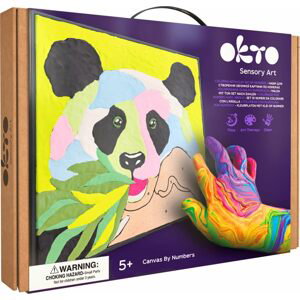 OKTO Panda výtvarná sada malování na plátno 30x30 cm