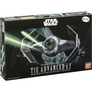 Plastikový modelový kit BANDAI SW 01214 - TIE Advanced (1:72)