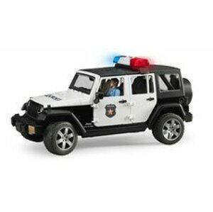 BRUDER 2526 Jeep Wrangler Policie s figurkou policisty