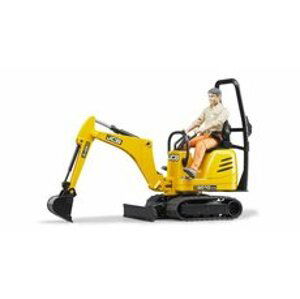 Bruder 62002 MINIBAGR JCB s figurkou muže