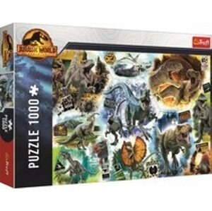 Trefl Puzzle 1000 - Po stopách dinosaurů