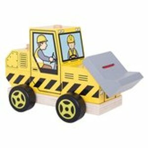 Bigjigs Toys Bigjigs Baby Nasazování buldozer