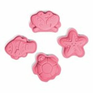 Bigjigs Toys Silikonové formičky růžové Coral