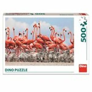 Dino puzzle 500 Hejno plameňáků