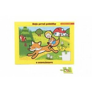 Teddies Puzzle deskové O Budulínkovi 26x17cm 24 dílků