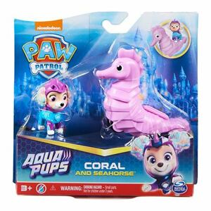 Spin Master PAW PATROL AQUA VODNÍ KAMARÁDI - CORAL a mořský koník