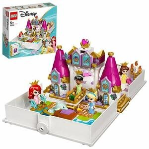 LEGO®  I Disney Princess™  43193 Ariel, Kráska, Popelka a Tiana a jejich pohádková kniha dobrodružst