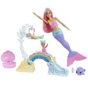 Mattel Barbie DREAMTOPIA HERNÍ SET S MOŘSKOU VÍLOU