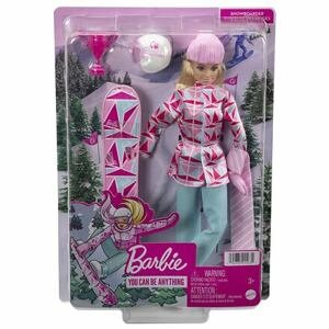 Barbie ZIMNÍ SPORTY - SNOWBOARDISTKA