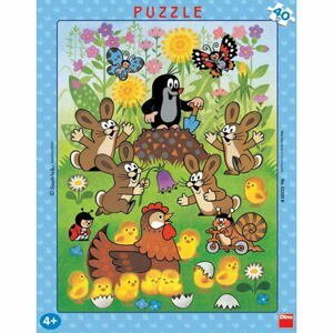Dino puzzle Krtek a velikonoce 40 dílků